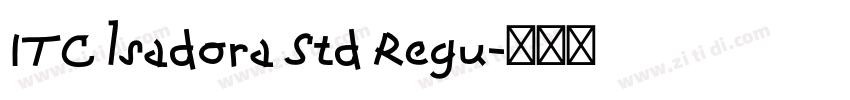 ITC lsadora Std Regu字体转换